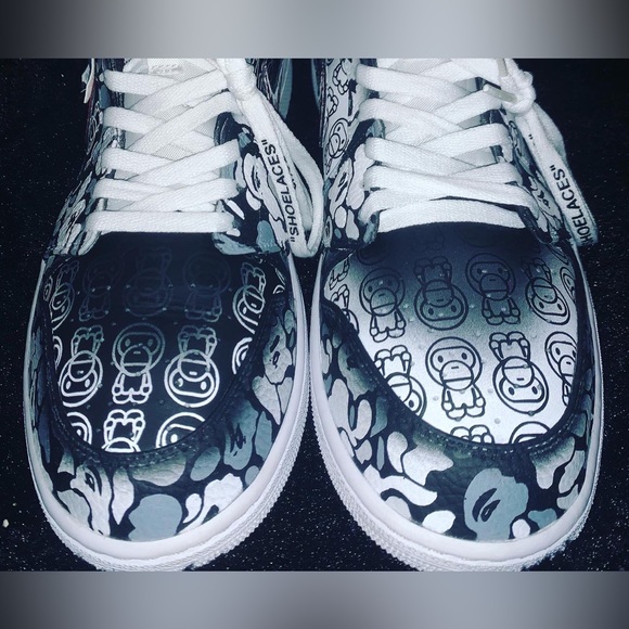 Jordan 1 Custom Bape - Picture 7 of 14